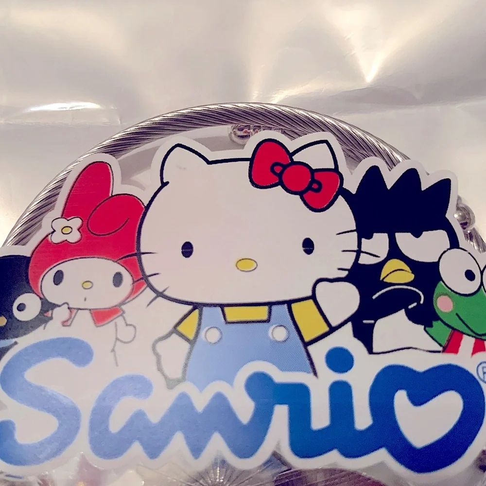 Hello Kitty Sanrio Click Pen Black n White checked NEW NWT in package - Two Pens